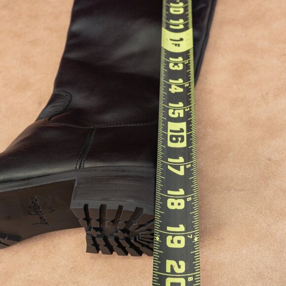 Sam Edelman Wmn Drina Black Leather Fashion Equestrian Riding Knee Boots sz 6.5M - Picture 6 of 10